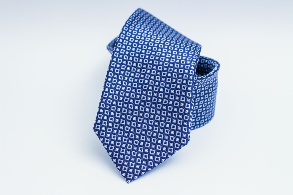 Navy Geometric Tie