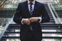 Navy Structured Jacket